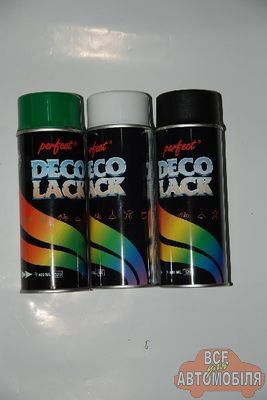 Краска DECO LACK RAL1023 желтая в аэрозоли 400 мл.