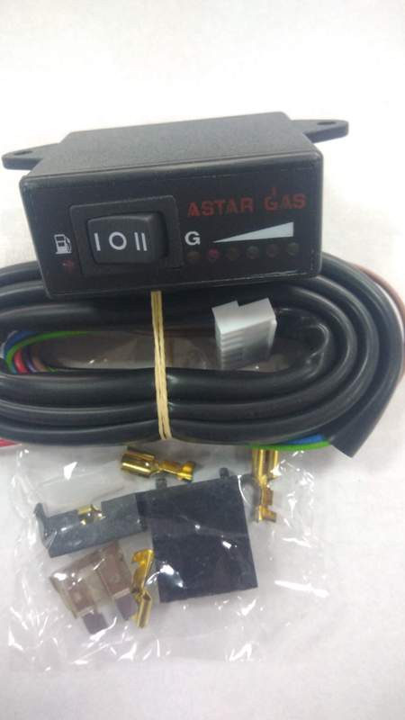 Переключатель газ/бензин карбюраторный (электронный редуктор) с указателем ASTAR GAS