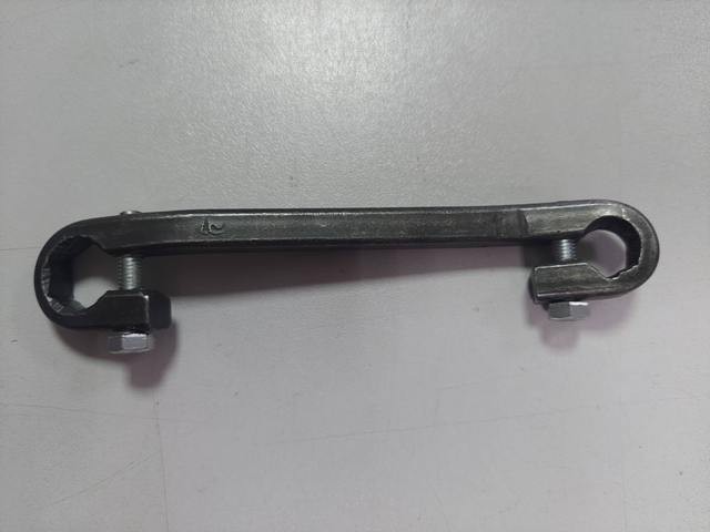 Ключ для прокачування гальм 10 х 13 мм із затискачем (дешевий)