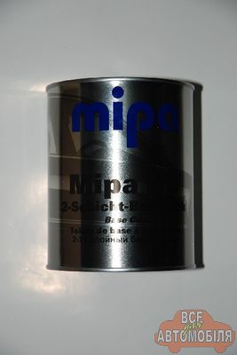 Super Black Черная MIPA BC краска 1л.