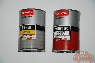 Грунт NOVOL 360 эпоксидный серый 0,8 отвердитель Н5950 0,8 л.