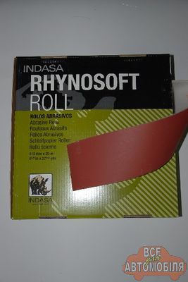 Абразивная бумага на поролоне RHYNOSOFT 115мм. P-600