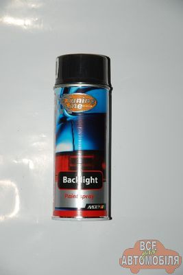 Краска MOTIP черная для тонирования фонарей в аэрозоли 150 мл.