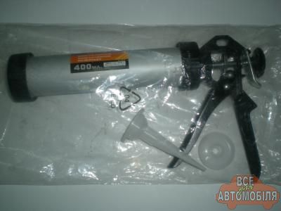 Пистолет-шприц для герметиков алюминиевый тип "Мастер" 400 мл