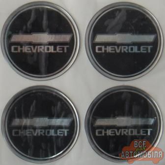 Наклейка на колпаки (силикон) "Chevrolet"