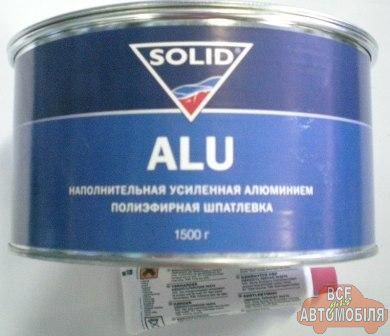 Шпаклевка SOLID Alu с алюминием 1,5 кг