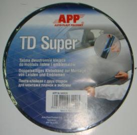 Стрічка двостороння  APP TD Super  12 мм х 10 м. (синя)