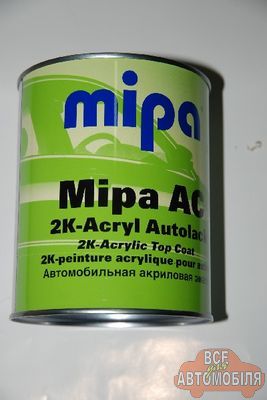101 Белый газ MIPA 2К акриловая краска 1л.