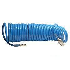 Шланг спиральный для пневмосистем Intertool PT-1707 5,5 * 8мм * 10м (синий)