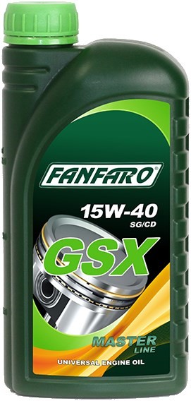 Масло моторное Fanfaro GSX 15w-40 1л