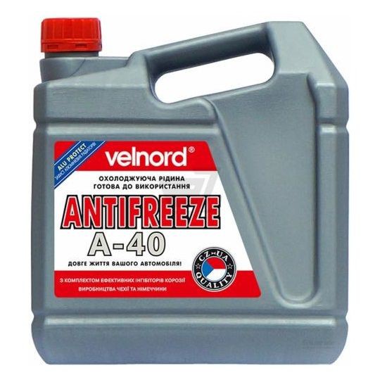 Антифриз VELVANA A40 -36°C червоний 4,9 кг