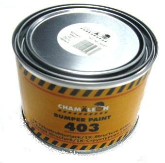 Фарба структурна для пластмас CHAMAELEON 403 чорна 0,5 л.