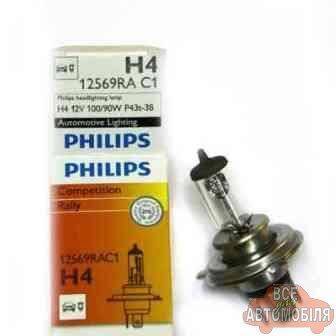 Лампочка Philips 12V H4 PR 60/55 W P43t 12342