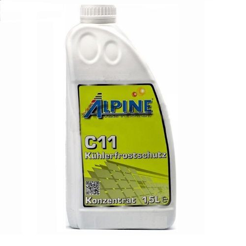 Антифриз концентрат ALPINE C11 1,5л зелёный