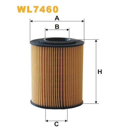 Фильтр WIX WL 7460     648/8       аналог OX 437 D