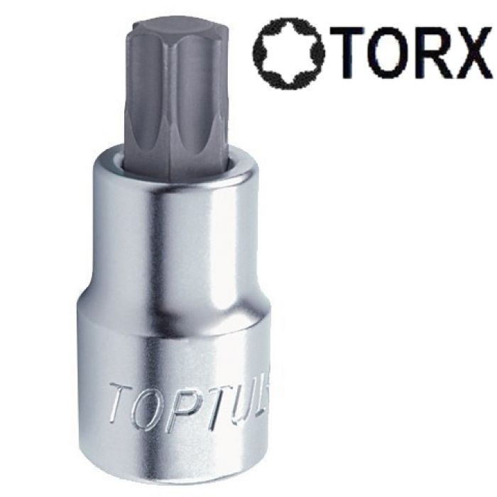 Головка с насадкой 1/2 "TORX T45 TOPTUL 55 мм (шт.)