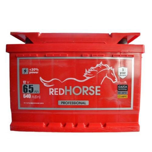 АКБ RED HORSE  65  (640 A) (стандарт)