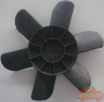 Крыльчатка радиатора 2121 (6 лопастей) (черная)