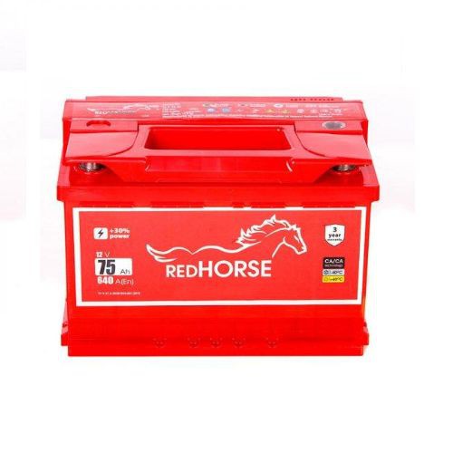 АКБ RED HORSE  75  Premium  (680 A) (євро)