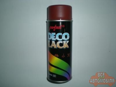 Грунт DECO LACK алкидный красно-коричневый аэрозольный 400мл.