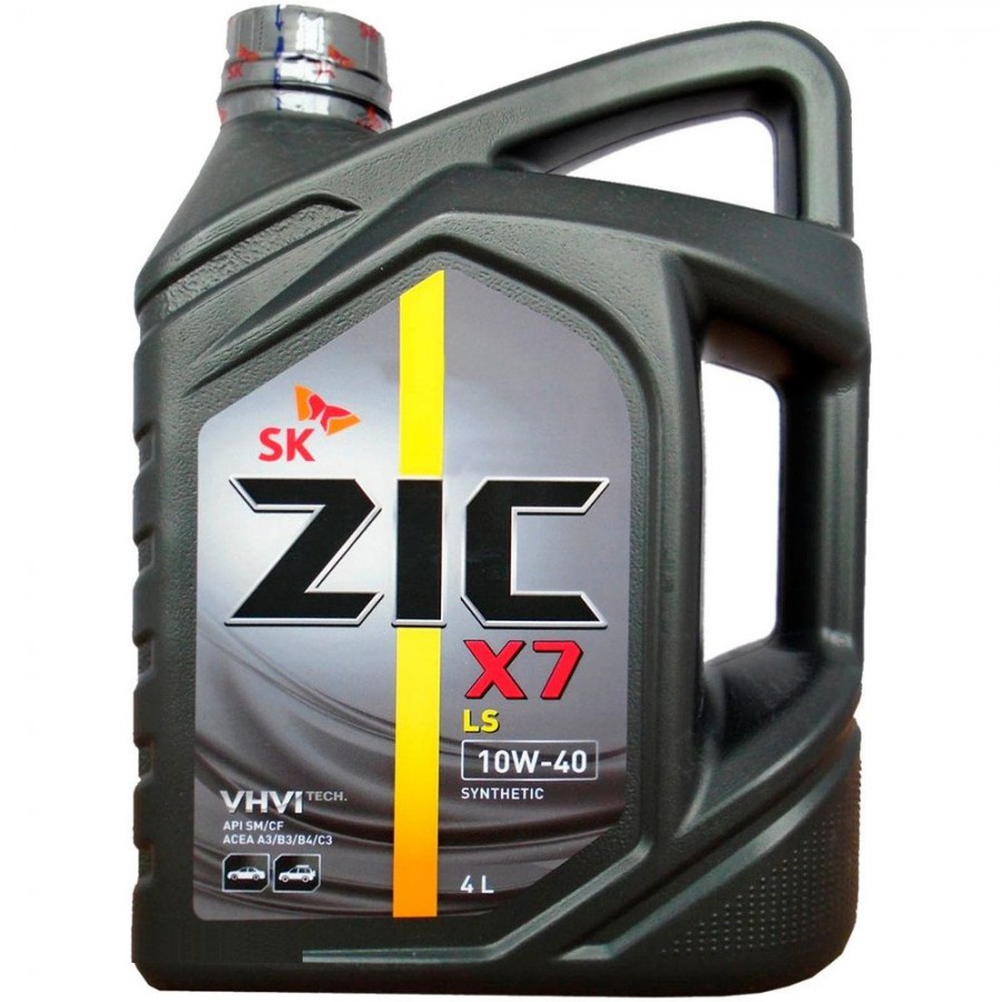 Масло ZIC X7 LS 10W-40 бензин 4 л