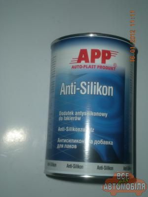 Добавка антисиликонова APP 1л. (для акриловых продуктов)