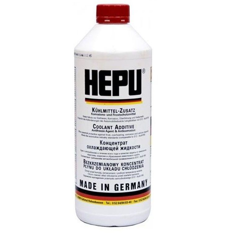 Антифриз концентрат HEPU G12 красный 1,5л