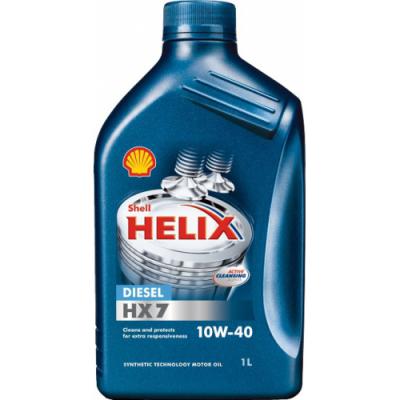 Олива SHELL HX7  10W-40 дизель 1 л