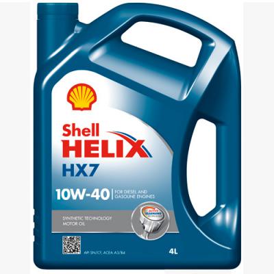 Масло SHELL HX7  10W-40 бензин 4 л