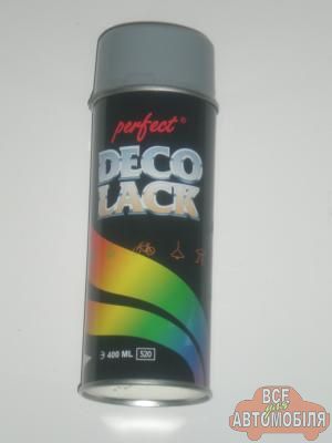 Фарба DECO LACK RAL7011 темно-сіра в аерозолі 400мл.
