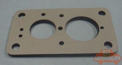 Прокладка карбюратора корпуса 2107 (текстолит + картон 1Х2)